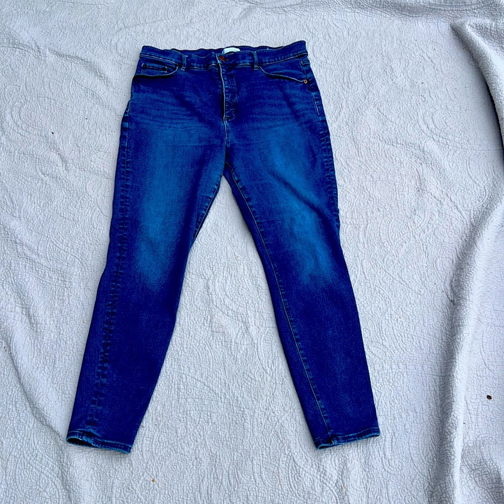 Loft High Rise denim jeggings